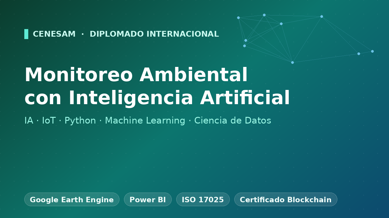 Curso Internacional en Monitoreo Ambiental con Inteligencia Artificial